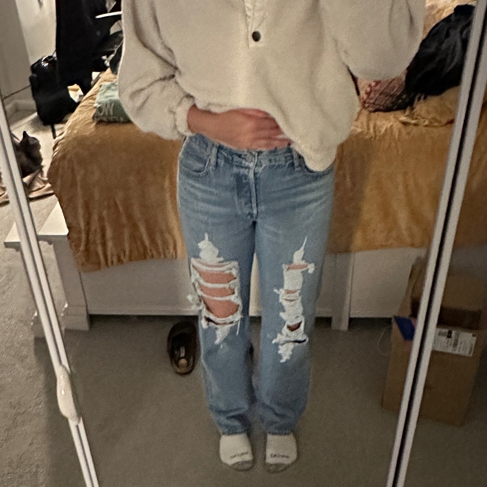 Ripped Levi 501s